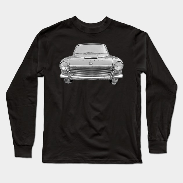 Triumph 1300 1960s British classic car Long Sleeve T-Shirt by soitwouldseem